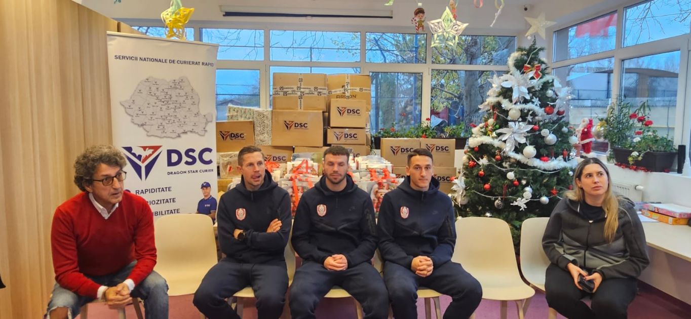 Magia Sărbătorilor 2025 – DSC Dragon Star Curier aduce bucuria Crăciunului copiilor defavorizați